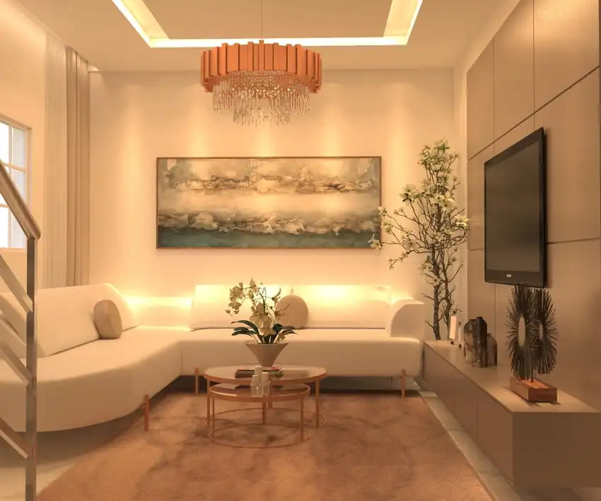 Projeto de sobrado com 203,70 m² de área construída, suíte com closet, 3 quartos, área gourmet, 2 vagas de garagem e 3 banheiros, ideal para lote de 11x25m