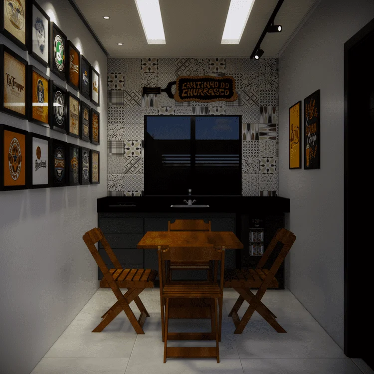 Sobrado moderno com 122,66 m², 3 quartos, 2 suítes (uma com varanda), 3 banheiros, 1 vaga de garagem, área íntima reservada, closet, área gourmet e cozinha integrada com sala - Ideal para lote de 06x20m