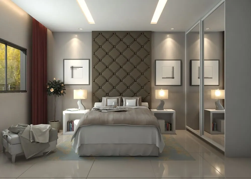 Projeto de casa térrea com 91,12m², 2 quartos, suíte, 2 banheiros e 2 vagas de garagem. Ideal para terrenos de 6x25m. Design funcional e moderno. Disponível na Solidar Projetos.