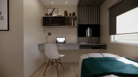 Sobrado moderno com 122,66 m², 3 quartos, 2 suítes (uma com varanda), 3 banheiros, 1 vaga de garagem, área íntima reservada, closet, área gourmet e cozinha integrada com sala - Ideal para lote de 06x20m